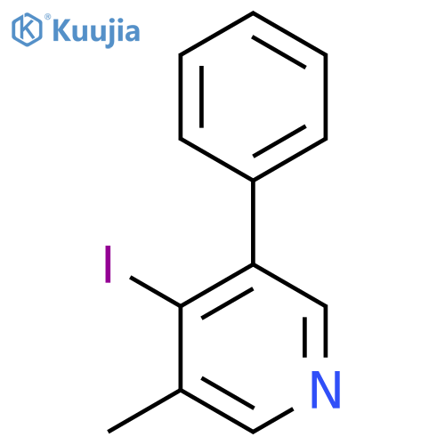 4-Iodo-3-methyl-5-phenylpyridine structure