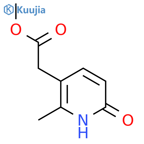 Methyl 6-hydroxy-2-methylpyridine-3-acetate structure
