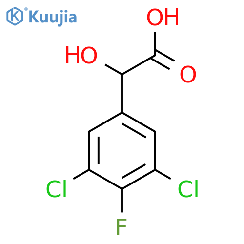 3,5-Dichloro-4-fluoromandelic acid structure