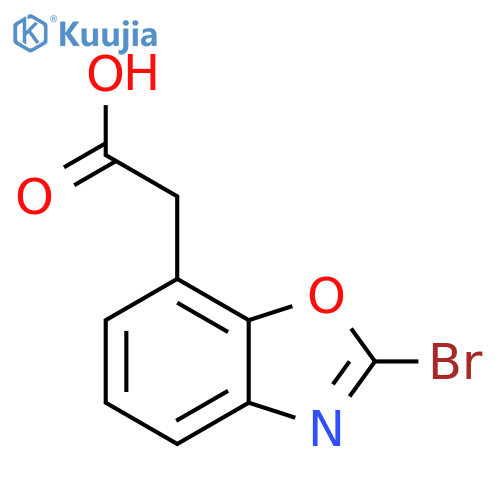 2-(2-Bromobenzo[d]oxazol-7-yl)acetic acid structure