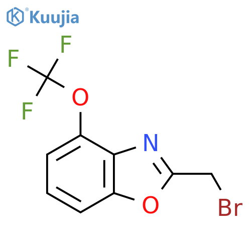 2-(Bromomethyl)-4-(trifluoromethoxy)benzo[d]oxazole structure