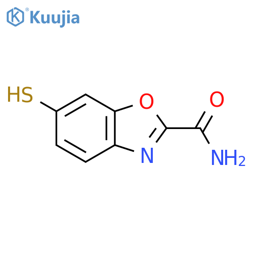 6-Mercaptobenzo[d]oxazole-2-carboxamide structure
