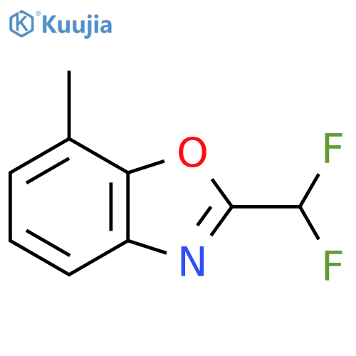 2-(Difluoromethyl)-7-methylbenzo[d]oxazole structure