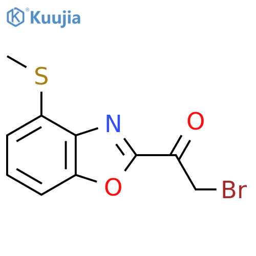 2-(2-Bromoacetyl)-4-(methylthio)benzo[d]oxazole structure