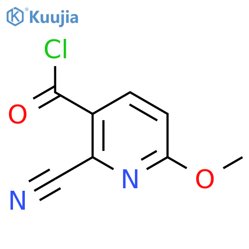 2-Cyano-6-methoxynicotinoyl chloride structure