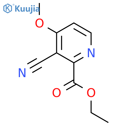 Ethyl 3-cyano-4-methoxypicolinate structure