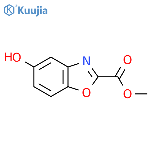 Methyl 5-hydroxybenzo[d]oxazole-2-carboxylate structure