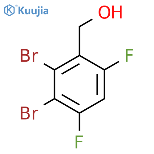 2,3-Dibromo-4,6-difluorobenzyl alcohol structure
