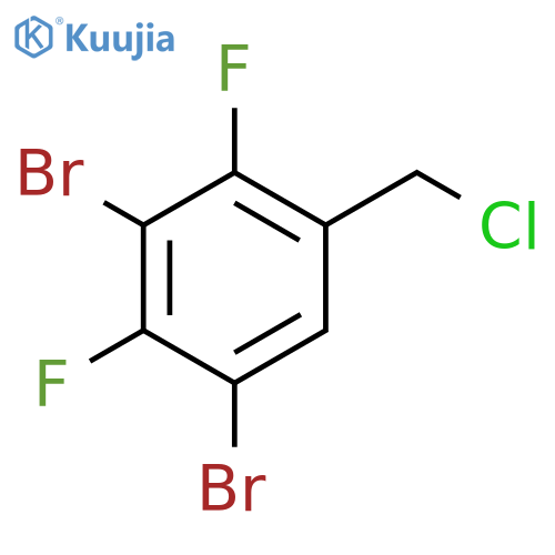 3,5-Dibromo-2,4-difluorobenzyl chloride structure