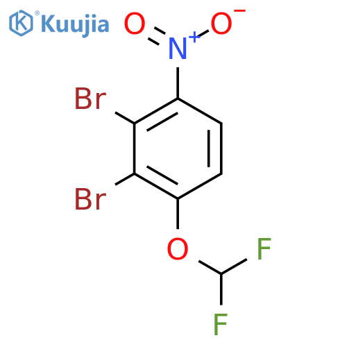 1,2-Dibromo-3-difluoromethoxy-6-nitrobenzene structure