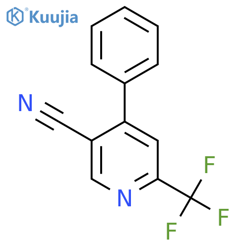 4-Phenyl-6-(trifluoromethyl)nicotinonitrile structure