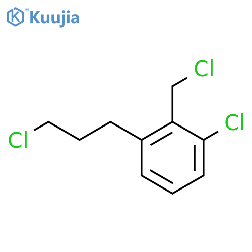 2-Chloro-6-(3-chloropropyl)benzyl chloride structure