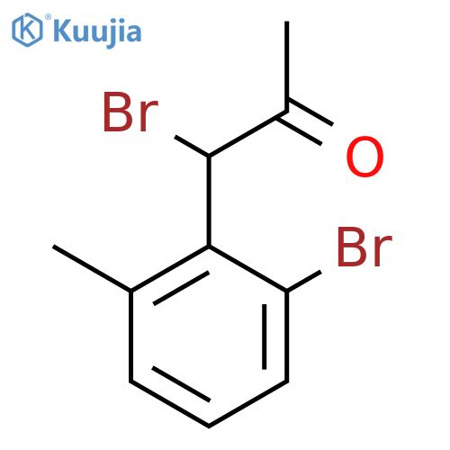 1-Bromo-1-(2-bromo-6-methylphenyl)propan-2-one structure