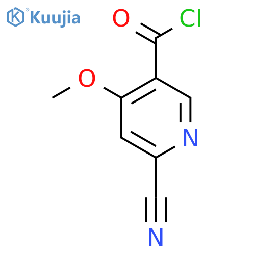 6-Cyano-4-methoxynicotinoyl chloride structure