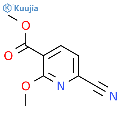 Methyl 6-cyano-2-methoxynicotinate structure