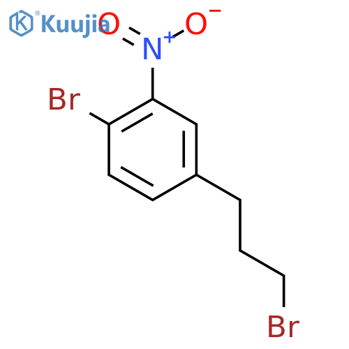 2-Bromo-5-(3-bromopropyl)nitrobenzene structure