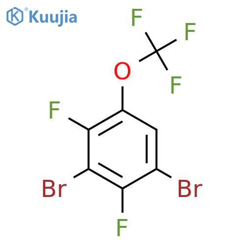 1,3-Dibromo-2,4-difluoro-5-(trifluoromethoxy)benzene structure