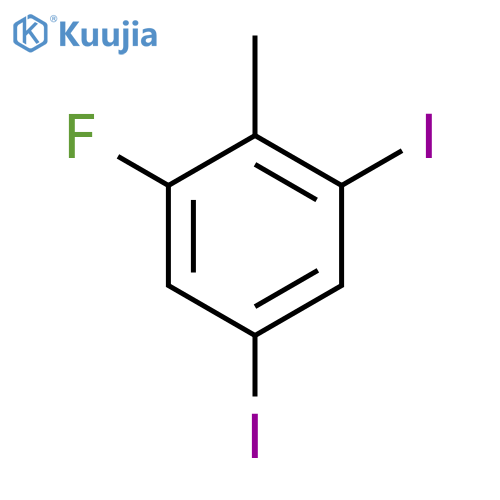 2,4-Diiodo-6-fluorotoluene structure