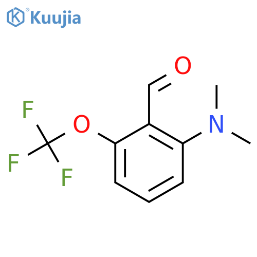 2-Dimethylamino-6-(trifluoromethoxy)benzaldehyde structure