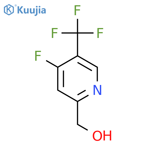 4-Fluoro-5-(trifluoromethyl)pyridine-2-methanol structure