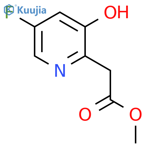 Methyl 5-fluoro-3-hydroxypyridine-2-acetate structure