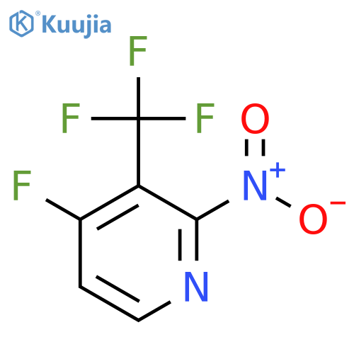 4-Fluoro-2-nitro-3-(trifluoromethyl)pyridine structure