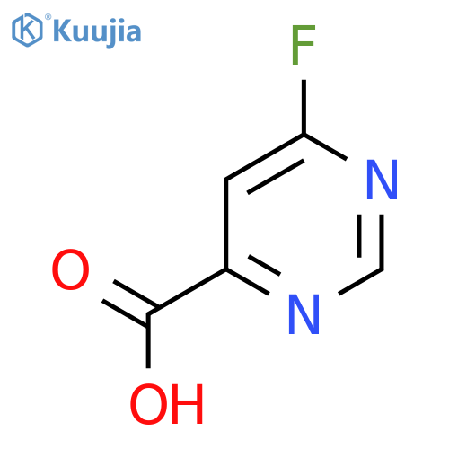 4-Fluoropyrimidine-6-carboxylic acid structure