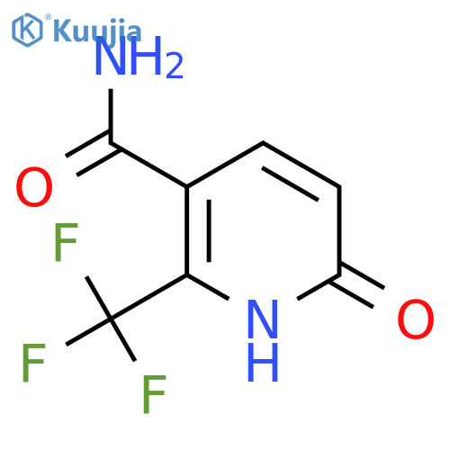6-Hydroxy-2-(trifluoromethyl)nicotinamide structure