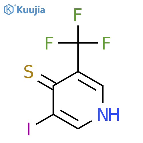 3-Iodo-4-mercapto-5-(trifluoromethyl)pyridine structure