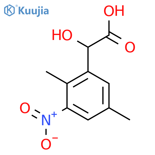 2,5-Dimethyl-3-nitromandelic acid structure