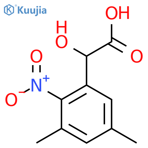 3,5-Dimethyl-2-nitromandelic acid structure