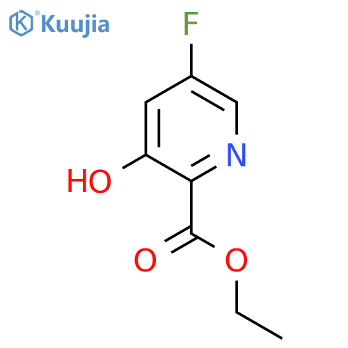 Ethyl 5-fluoro-3-hydroxypicolinate structure