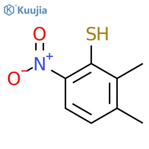 2,3-Dimethyl-6-nitrobenzenethiol structure