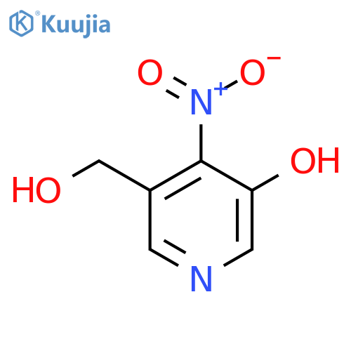 3-Hydroxy-4-nitropyridine-5-methanol structure
