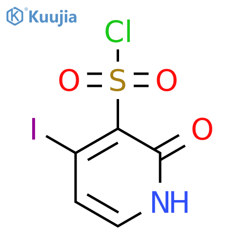 2-Hydroxy-4-iodopyridine-3-sulfonyl chloride structure