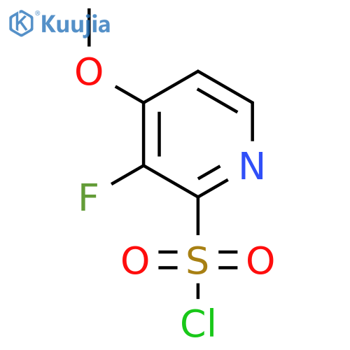 3-Fluoro-4-methoxypyridine-2-sulfonyl chloride structure
