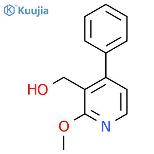 2-Methoxy-4-phenylpyridine-3-methanol structure