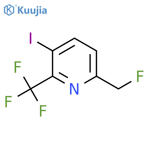 6-Fluoromethyl-3-iodo-2-(trifluoromethyl)pyridine structure