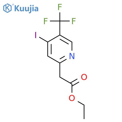 Ethyl 4-iodo-5-(trifluoromethyl)pyridine-2-acetate structure