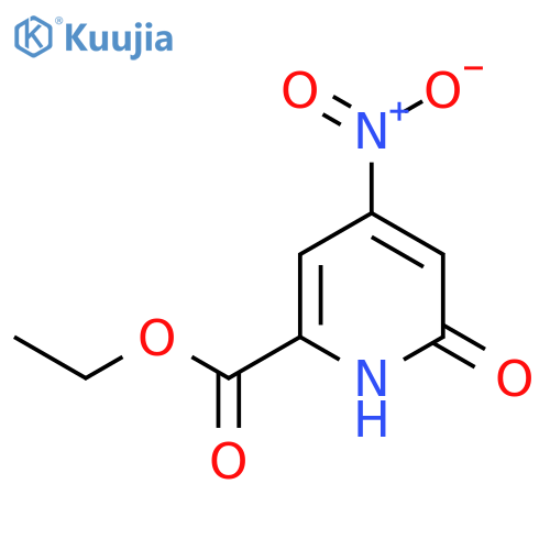 Ethyl 6-hydroxy-4-nitropicolinate structure