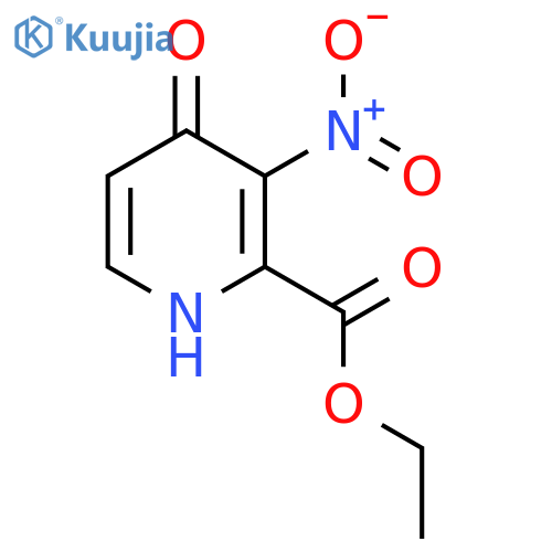 Ethyl 4-hydroxy-3-nitropicolinate structure