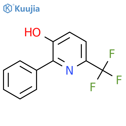 3-Hydroxy-2-phenyl-6-(trifluoromethyl)pyridine structure