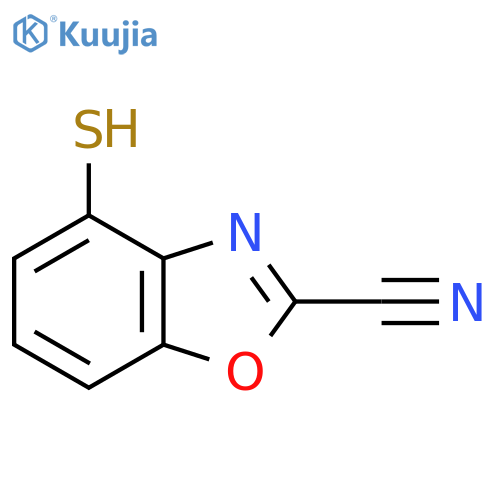 4-Mercaptobenzo[d]oxazole-2-carbonitrile structure