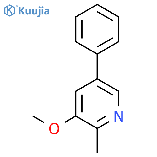 3-Methoxy-2-methyl-5-phenylpyridine structure
