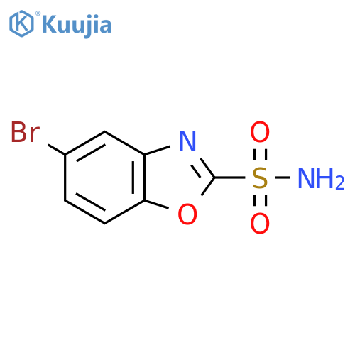 5-Bromobenzo[d]oxazole-2-sulfonamide structure