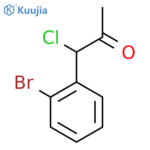 1-(2-Bromophenyl)-1-chloropropan-2-one structure