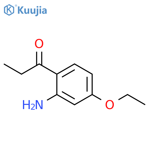 1-Propanone, 1-(2-amino-4-ethoxyphenyl)- structure