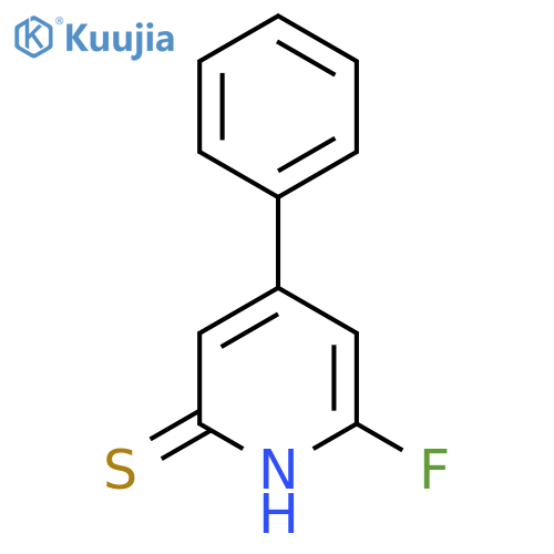 2-Fluoro-6-mercapto-4-phenylpyridine structure