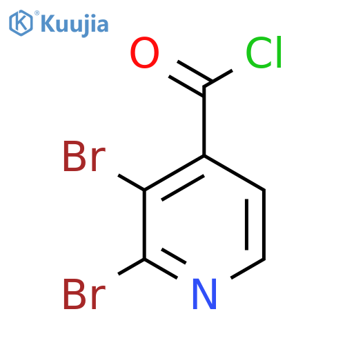 2,3-Dibromopyridine-4-carbonyl chloride structure