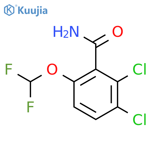 2,3-Dichloro-6-(difluoromethoxy)benzamide structure